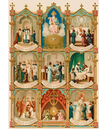 Seven Sacraments – 8.5x11&quot; or 11x14&quot; Print - £9.35 GBP+