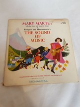 Mary Martin: Rodgers and Hammerstein Sound Of Music Vinyl LP With Attached Story - $8.27