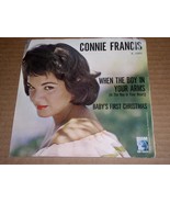 Connie Francis When The Boy In Your Arms 45 Rpm Record Picture Sleeve On... - €7,85 EUR