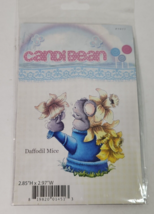 Little Darlings Candi Bean Rubber Stamp Daffodil Mice Mouse Watering Can Ldrs - £6.05 GBP