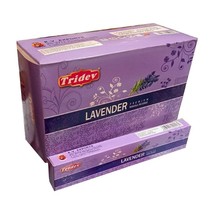 Tridev Lavender Incense Sticks Hand Rolled Premium Scent Masala Agarbatti 180g - £17.00 GBP