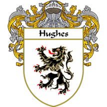 Hughes Family Crest / Coat of Arms JPG and PDF - Instant Download - £2.31 GBP