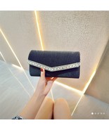 Clutch with Rhinestone Clutch Bag Purse - $20.00