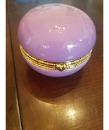 Lavender Ceramic Type Material Jewelry Box-Very Beautiful-Brand New-SHIP... - €25,31 EUR