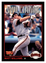1993 Triple Play Matt
  Williams   San Francisco Giants
  Baseball Card GMMGD_1b - £0.70 GBP