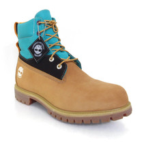 Timberland Men&#39;s 6 Inch Premium Wheat Nubuck Waterproof Boots SZ 11.5, A3ZXV - £107.88 GBP