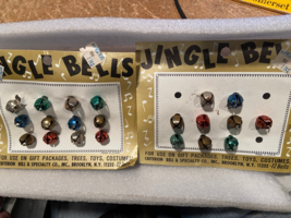 2 Packages Vintage Jingle Bells Criterion Bell &amp; Speciality Co. Some Mis... - $12.99