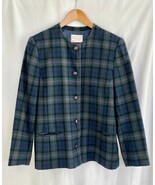 Vintage Pendleton 100% Virgin Wool Blazer Jacket Petite Sz 12 Academia U... - $75.29 CAD