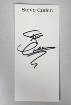 Steve Cuden Signed Autographed 3.5x7.5 Bookmark - £11.96 GBP