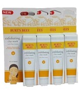 4X Burt&#39;s Bees Exfoliating Clay Mask with Plum Extract .57 Oz. Each - $17.59 CAD