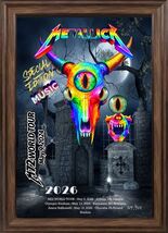 Jaye Metcalfe Metallica Limited Edition ONE OF A KIND M72 Concert Poster - $5,445.00