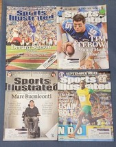 Lot of 4 SPORTS ILLUSTRATED MAGAZINES  2007 &amp;  2009 Usain Bolt, Tim Tebow - £4.17 GBP