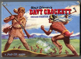 Walt Disney&#39;s Davy Crockett Indian Fighter Pop-up Book 1955 - £94.20 GBP