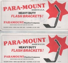 Para-Mount Heavy Duty 1979 Fold Out Manual - $3.00