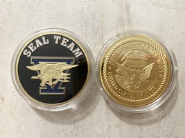 US Navy SEAL Team 5 Naval Special Warfare Command NSW SOCOM Challenge Co... - $257.26 MXN