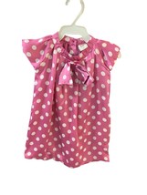 Old Navy Girls Infant Baby Size 6 12 Months Pink White Polka Dot Dress K... - £9.87 GBP