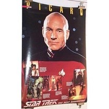 Star Trek: The Next Generation Capt. Picard Face Poster, NEW ROLLED - £6.15 GBP