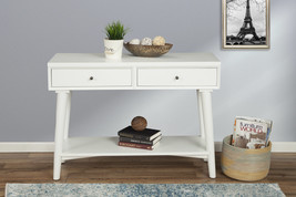 Melbourne 2 Drawers Console Table, White - $443.00