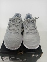 NEW Men UA Under Armour Charged Pursuit 2 Running Grey/White Size8 CBap - £34.83 GBP