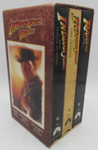 Indiana Jones Trilogy VHS 3-Tape BOX SET 1989 Harrison Ford, Sean Connery - $9.74