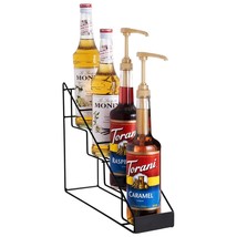 Coffee Syrup Rack For Coffee Bar Accessories, Fits With Torani And Monin... - £36.33 GBP