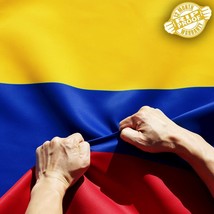 Anley Rip-Proof Double Sided 3-Ply Colombia Flag 3x5 Ft Colombian Nation... - £18.54 GBP