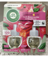 LIMITED EDITION Air Wick Lush Honeysuckle &amp; Raspberry Scented Refill 2 P... - €14,45 EUR