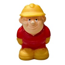 Chunky TONKA MAN Figure Construction Worker Replacement Toy 3 Inch 1990s Vintage - £4.59 GBP