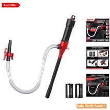 Portable Electric Hand Pump for Quick Fuel Transfer - 2.2GPM Siphon Perf... - $26.68