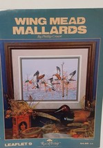 Wing Mead Mallards Cross Stitch Leaflet Stoney Creek 1990 RainDrop 9 Birds - £13.61 GBP