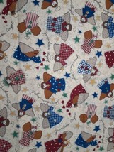 Vintage Primitive Guardian Angel Fabric #5351 Premium Cotton, 1/2 Yard x 42&quot; - £7.66 GBP