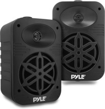 Indoor Outdoor Speakers Pair - 500 Watt Dual Waterproof 5.25” 2-Way Full Range - £63.94 GBP