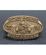 2005 Harley Owners Group HOG Tomahawk Open House Jacket Badge Pin - $10.88