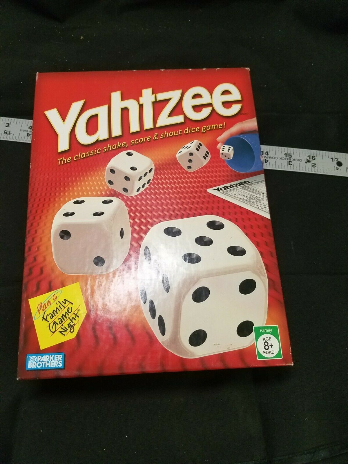 Primary image for Yahtzee™ Yatzee Dice Game By Hasbro, Family Fun.