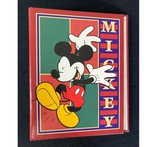 Vintage 90s Mickey Mouse Photo Album Disney Collectible Scrapbook Memory Book - £13.63 GBP