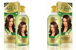 2 x 200ml. Dabur Amla with Jasmine Hair Natural Oil Nourishing Hair Oil 6.76oz. - £15.14 GBP