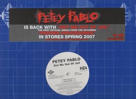 Petey Pablo Get Me Out of Jail Limited Edition 2007 Promo Vinyl LP - £6.01 GBP