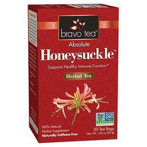 Bravo Herbal Tea Absolute Honeysuckle 20 Bags Healthy Immune No Gmo - £6.22 GBP