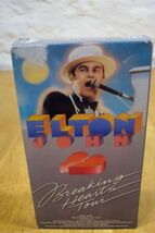 ELTON JOHN Breaking Hearts Tour VHS VIDEO 1988 - $14.85