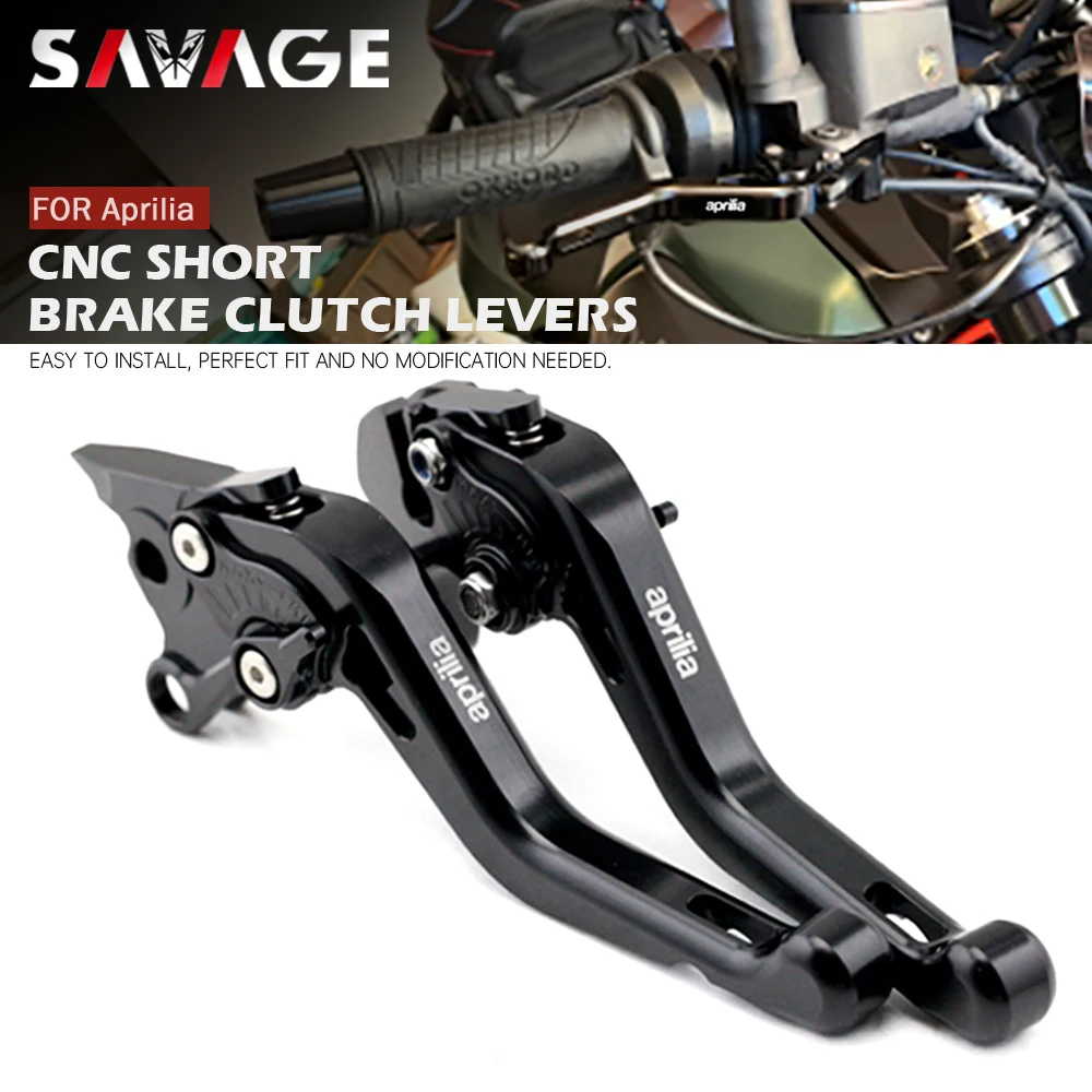 Short ke Clutch Levers  Aprilia Dorsoduro / Shiver 750 900 2007-2020 13 16 19 Mo - £153.57 GBP