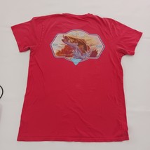 Columbia PFG Men's Red Regular fit Short Sleeve Graphic T-Shirt Size Medium image 2