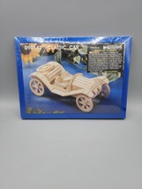 3D Wooden Model Puzzle Classic Car Model 90142 Ages 6+ Brand New - $6.48