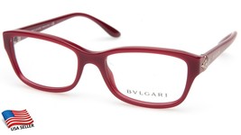 NEW BVLGARI 4086-B 826 RED EYEGLASSES FRAME 52-17-135mm B34mm Italy &quot;READ&quot; - £97.58 GBP