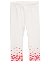 First Impressions Infant Girls Heart Print Leggings, Angel White Size 3-6 Months - £10.77 GBP
