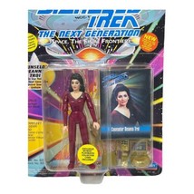 Vintage Star Trek The Next Generation Deanna Troi Action Figure Playmates 1993 - £14.77 GBP