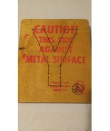 Accucut 4&quot; wooden die cut  Y BLOCK - $40.49 CAD