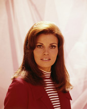 Raquel Welch lovely 1960&#39;s pose in striped top and red blazer 16x20 Canvas - $69.99