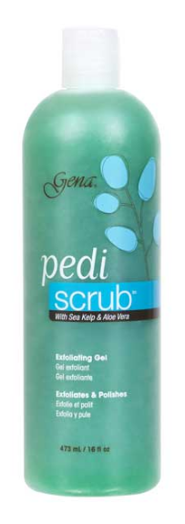 Gena Pedi Scrub with Sea Kelp  Aloe 16 oz.
