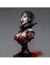 1/10 BUST Resin Model Kit Beautiful Girl Vampire Red Queen Unpainted - £19.60 GBP