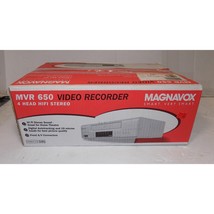 Sealed Magnavox MVR650 4 Head Stereo VHS VCR Vhs Player With Hdmi Adapter - $362.58